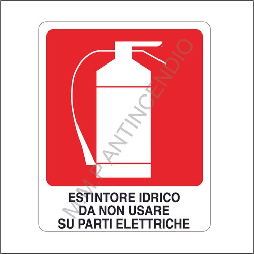 Cartello segnaletico estintore - segnaletico,