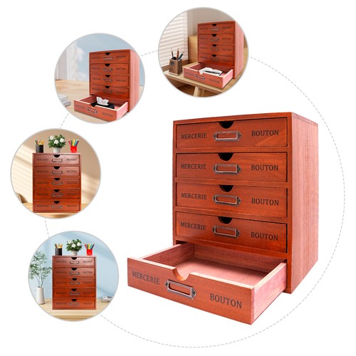 Cassettiera cassetti legno - 5,