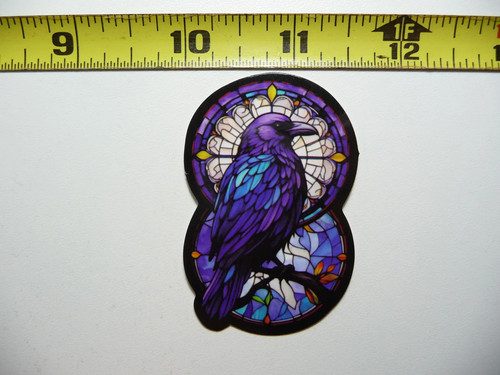 Raven seduto sul ramo piccolo - ramo,