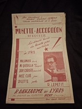 Partition musette fisarmonica - musette,