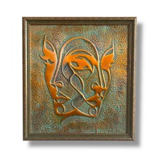 Scultura in patina di rame
