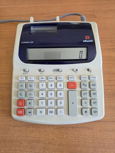 Calcolatrice olivetti summa - calcolatrice,