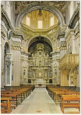 GALATONE - LECCE - INTERNO SANTUARIO SS. CROCIFISSO - VIAGG. 1974 -51166-
