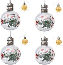 4 palline di Natale ornamenti