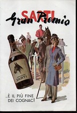 3 pubblicità cognac Sarti Gran Premio