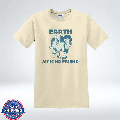 Maglietta earth kind friend - earth,