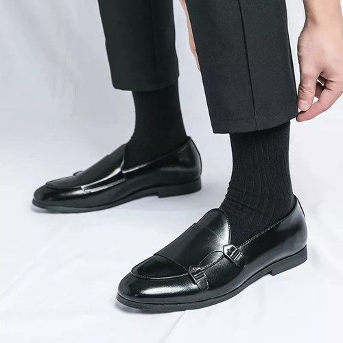 Mocassino uomo nero elegante - uomo,