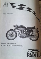 MOTO PARILLA 175 -  ADVERT PUBBLICITA' D'EPOCA ADVERTIS ADV-ML2