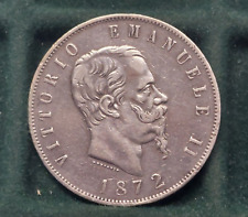 Italia 5 Lire 1872 in MB V.E. II 