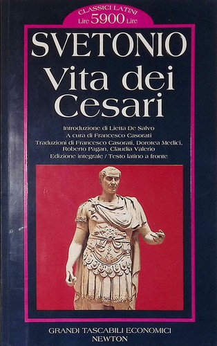Vita dei cesari testo latino - cesari.,