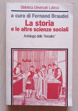LA STORIA E LE ALTRE SCIENZE