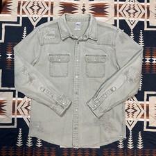 Zara Camicia Denim Uomo Verde