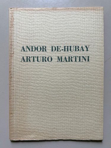 Andor hubay arturo martini - andor,
