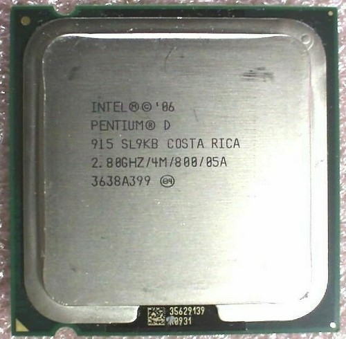 Cpu intel pentium 915 80 - pentium,