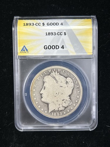 1893 dollaro morgan anacs - morgan,