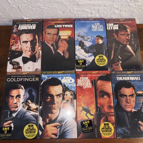 James bond 007 vhs lot - bond,