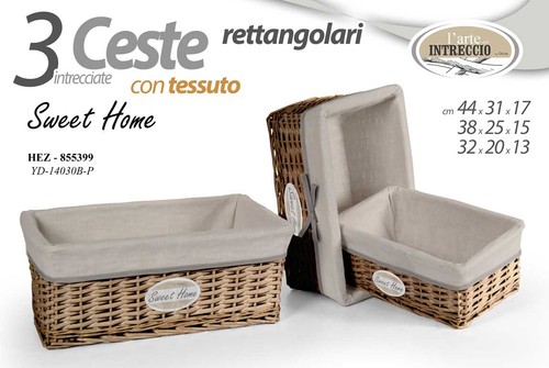Set ceste vimini bagno - 3,