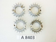 Flange collettori scarico Honda Four diam int 37 mm 4 pezzi NUOVO fondo di ma...