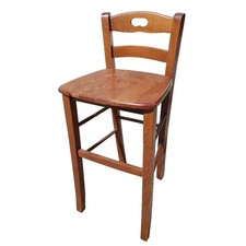 Sgabello snack massello stile