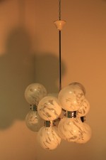 Lampadario "Mazzega" bocce in