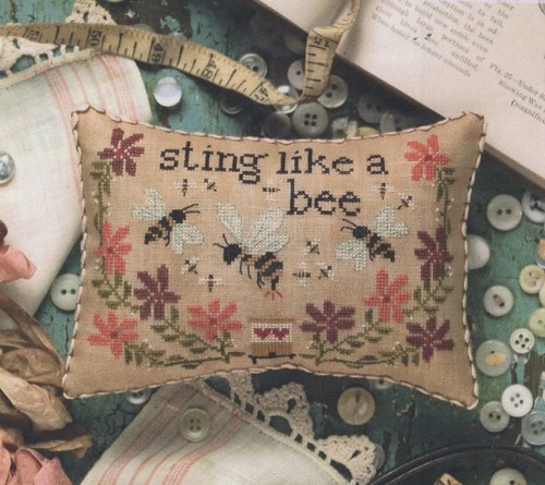 Honey bee cushion - cushion, cross