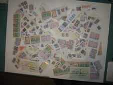 MARCHE DA BOLLO USATE  E MARCHE PER  ATTI GIUDIZIARI  ACCUMULAZIONE SU FRAMMENTO