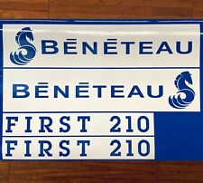 BENETEAU First 210 Adesivi - Stickers Decals - Decal Autocollant - White or Blue