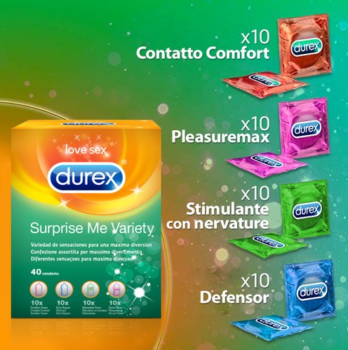 Preservativi durex surprise - durex,