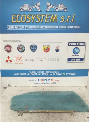 Vetro scendente posteriore - vetro,