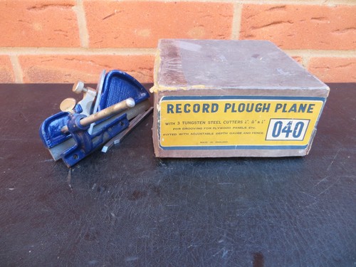 Vintage record 040 plough - record, no