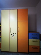 Armadio 3 ante Con Cassettiera Abbinata