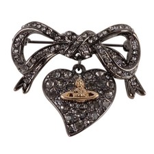 Spilla fiocco cuore look art