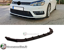 VW GOLF 7 MK7 R 13-20 LAMA SOTTO PARAURTI ANTERIORE ABS RS LOOK SPLITTER NERO