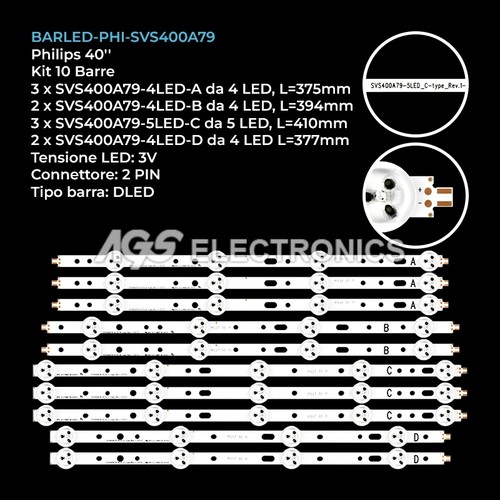 Kit barre strip - kit, led