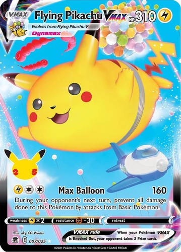 Flying pikachu vmax 007 025 - vmax, 007/025