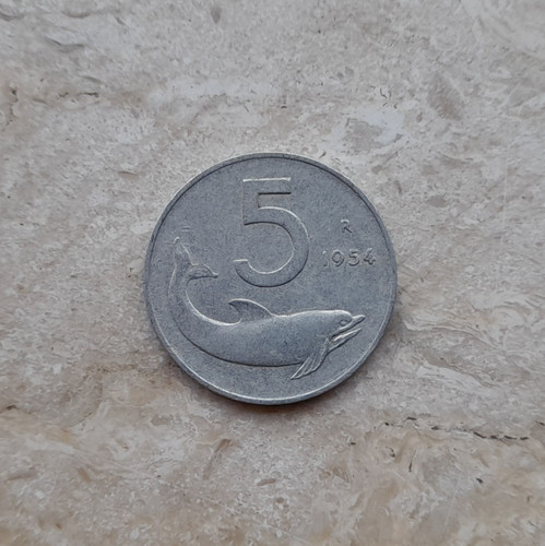 Lire 1954 italia delfino - italia,
