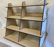 Espositore 4 livelli. 60 cm x