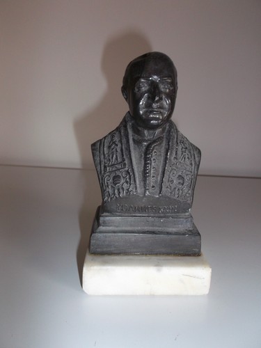 Busto metallo papa giovanni - in,