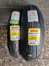 Coppia 120/70 ZR17 58W 190/55 ZR17 75W PIRELLI DIABLO SUPERCORSA V2 SC2 DOT24/25