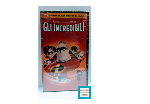 Gli incredibili vhs - incredibili-,
