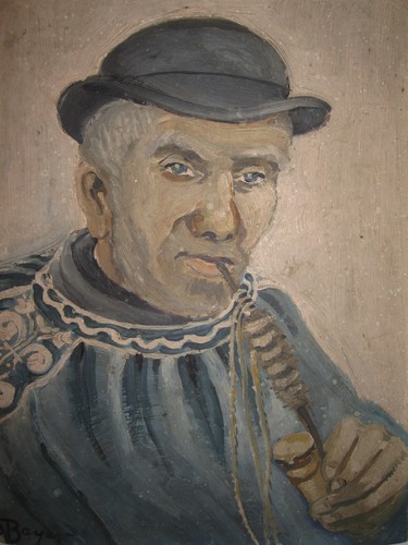 Antico impressionista fumare - antico,