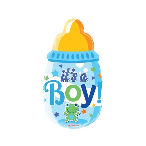 Palloncini azzurro mylar - in,