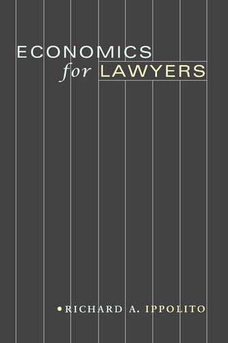 Economics for lawyers - economics,