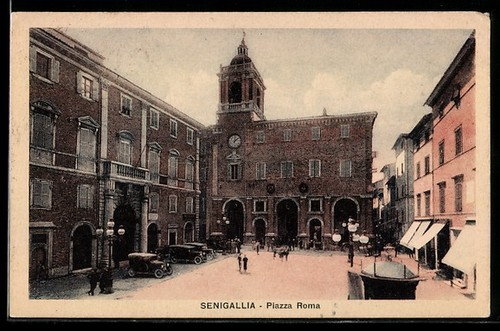 Senigallia piazza roma con - senigallia,,
