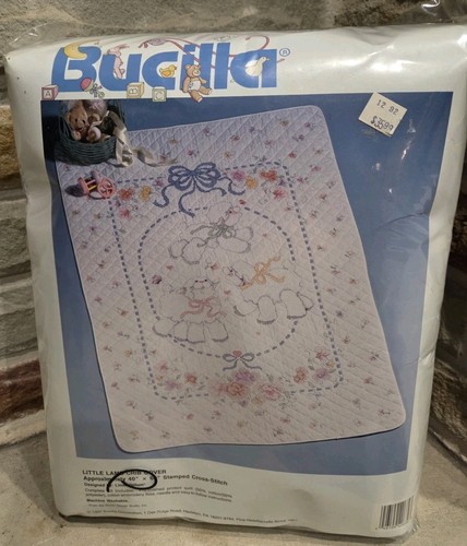 Vintage bucilla little lamb - little,