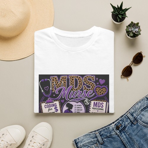 Shirt grafica infermiera mds - t-shirt,