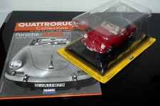 modellino auto PORSCHE 356 CABRIOLET    QUATTRORUOTE car collection 1/24