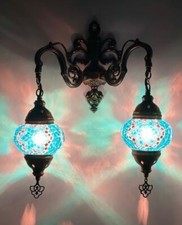 Lampada da parete doppia