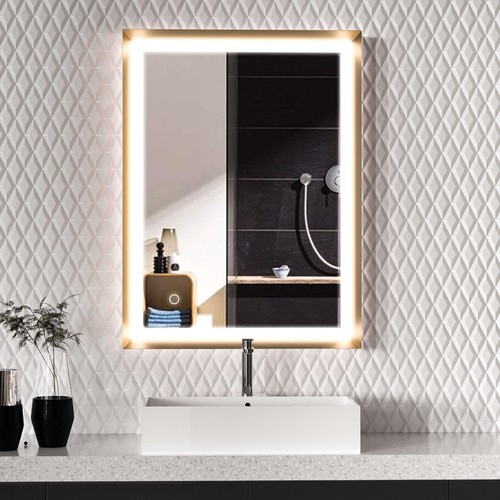 specchio cornice oro 100x70