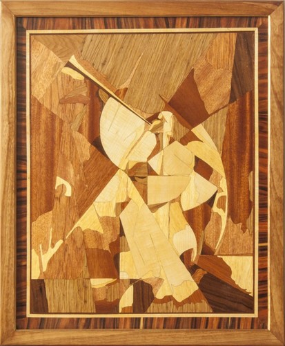 Mosaici legno angelo - legno,